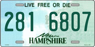 NH license plate 2816807