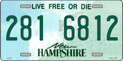 NH license plate 2816812