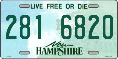 NH license plate 2816820