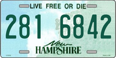 NH license plate 2816842