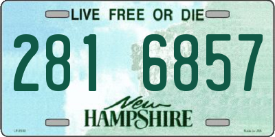 NH license plate 2816857