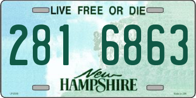 NH license plate 2816863