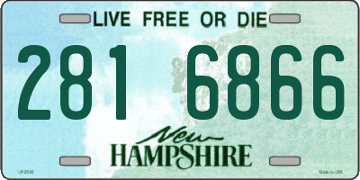NH license plate 2816866