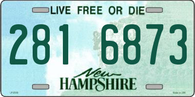 NH license plate 2816873
