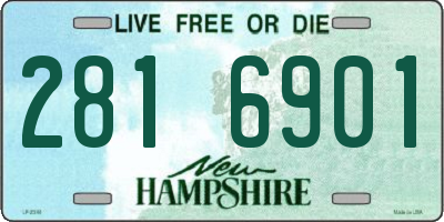 NH license plate 2816901