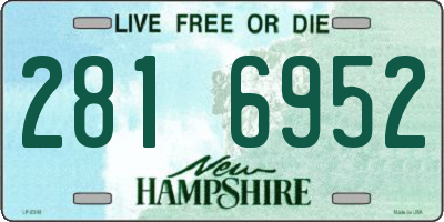 NH license plate 2816952