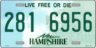 NH license plate 2816956