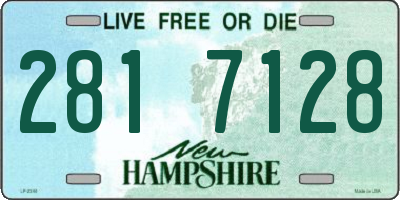 NH license plate 2817128