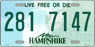 NH license plate 2817147