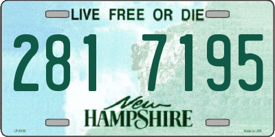 NH license plate 2817195