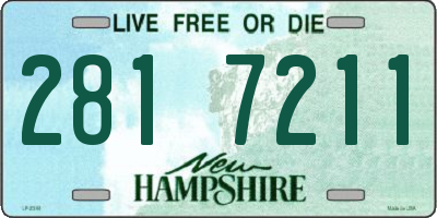 NH license plate 2817211