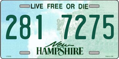 NH license plate 2817275
