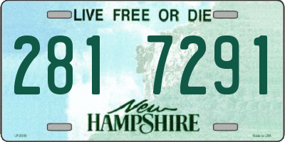 NH license plate 2817291