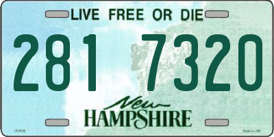 NH license plate 2817320