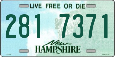 NH license plate 2817371