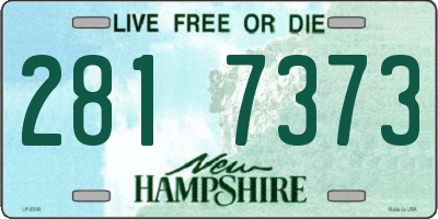 NH license plate 2817373