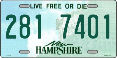 NH license plate 2817401