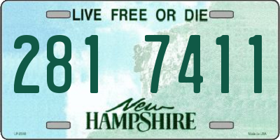 NH license plate 2817411