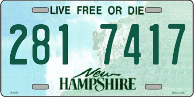 NH license plate 2817417
