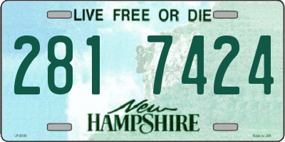 NH license plate 2817424