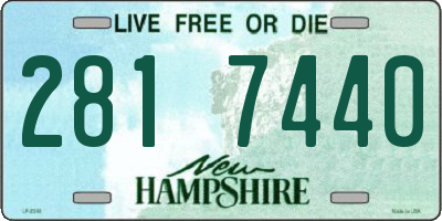 NH license plate 2817440