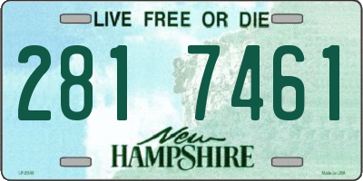 NH license plate 2817461