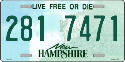 NH license plate 2817471