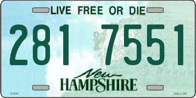 NH license plate 2817551