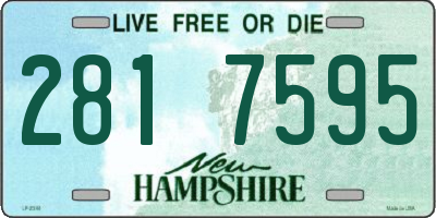 NH license plate 2817595