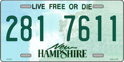 NH license plate 2817611