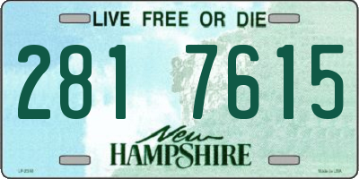 NH license plate 2817615