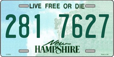 NH license plate 2817627