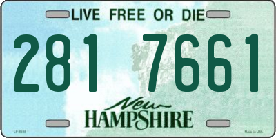 NH license plate 2817661