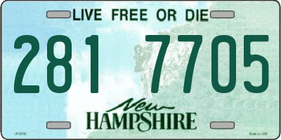 NH license plate 2817705