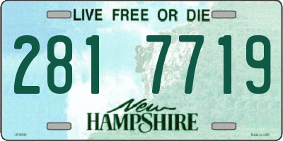 NH license plate 2817719