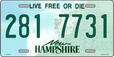 NH license plate 2817731