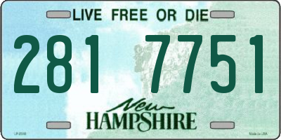 NH license plate 2817751