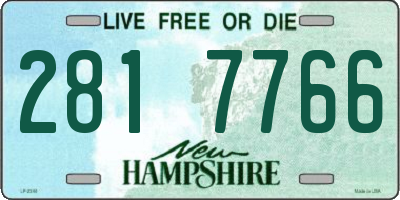 NH license plate 2817766