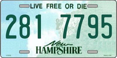 NH license plate 2817795