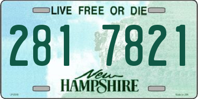 NH license plate 2817821