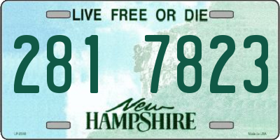 NH license plate 2817823