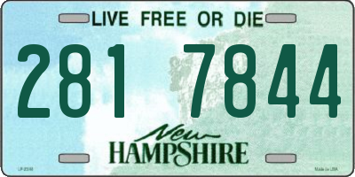 NH license plate 2817844