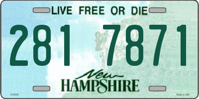NH license plate 2817871