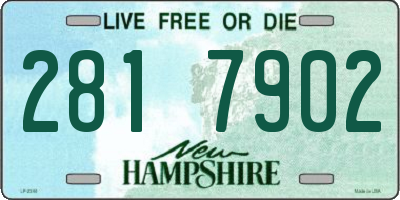 NH license plate 2817902