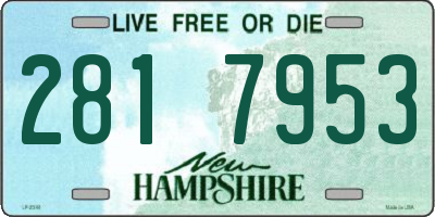 NH license plate 2817953