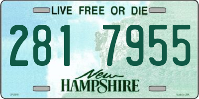 NH license plate 2817955