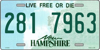 NH license plate 2817963