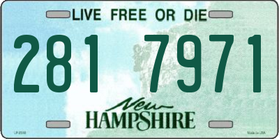NH license plate 2817971