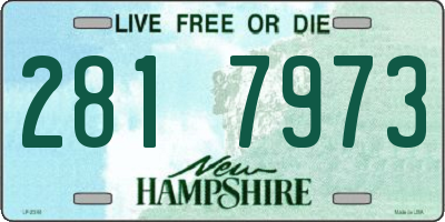NH license plate 2817973