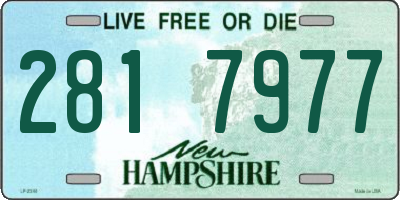 NH license plate 2817977